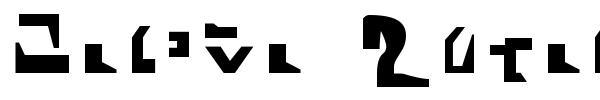 Giedi Ancient Autobot font preview